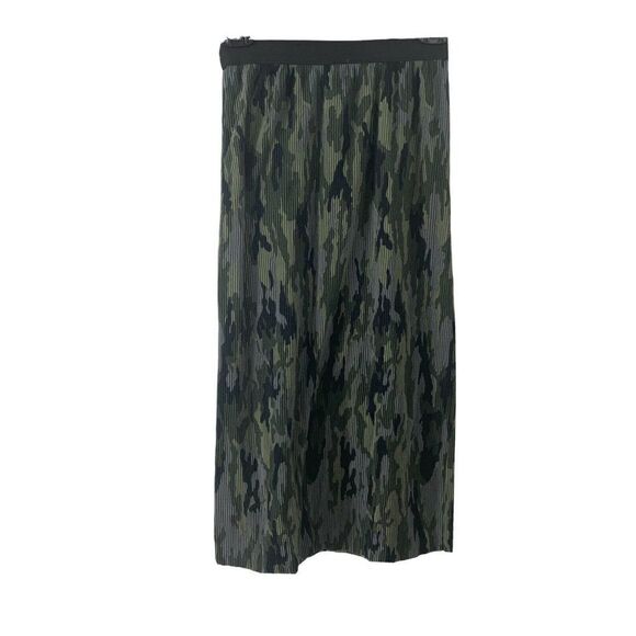 Camouflage Ribbed Midi Skirt Small Camo Wild Fable - Picture 2 of 6